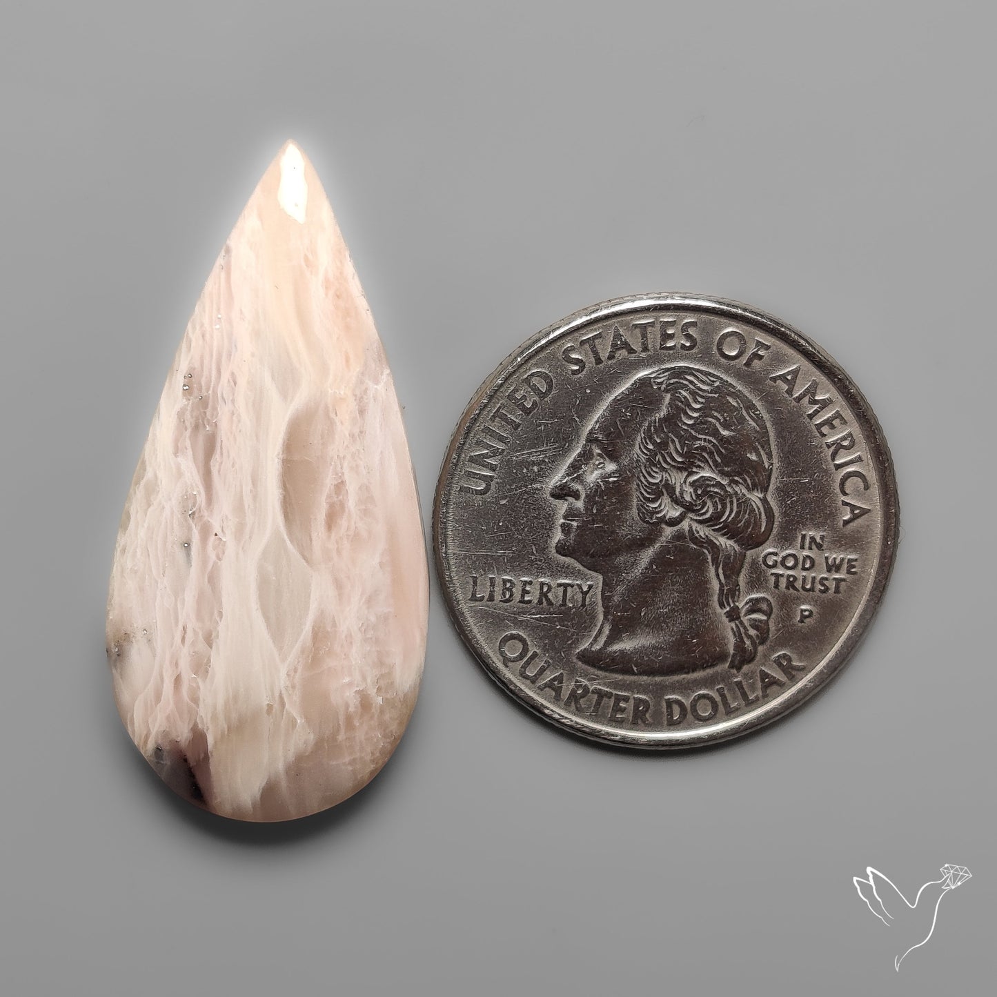 Indonesian Palmroot Agate Cabochon