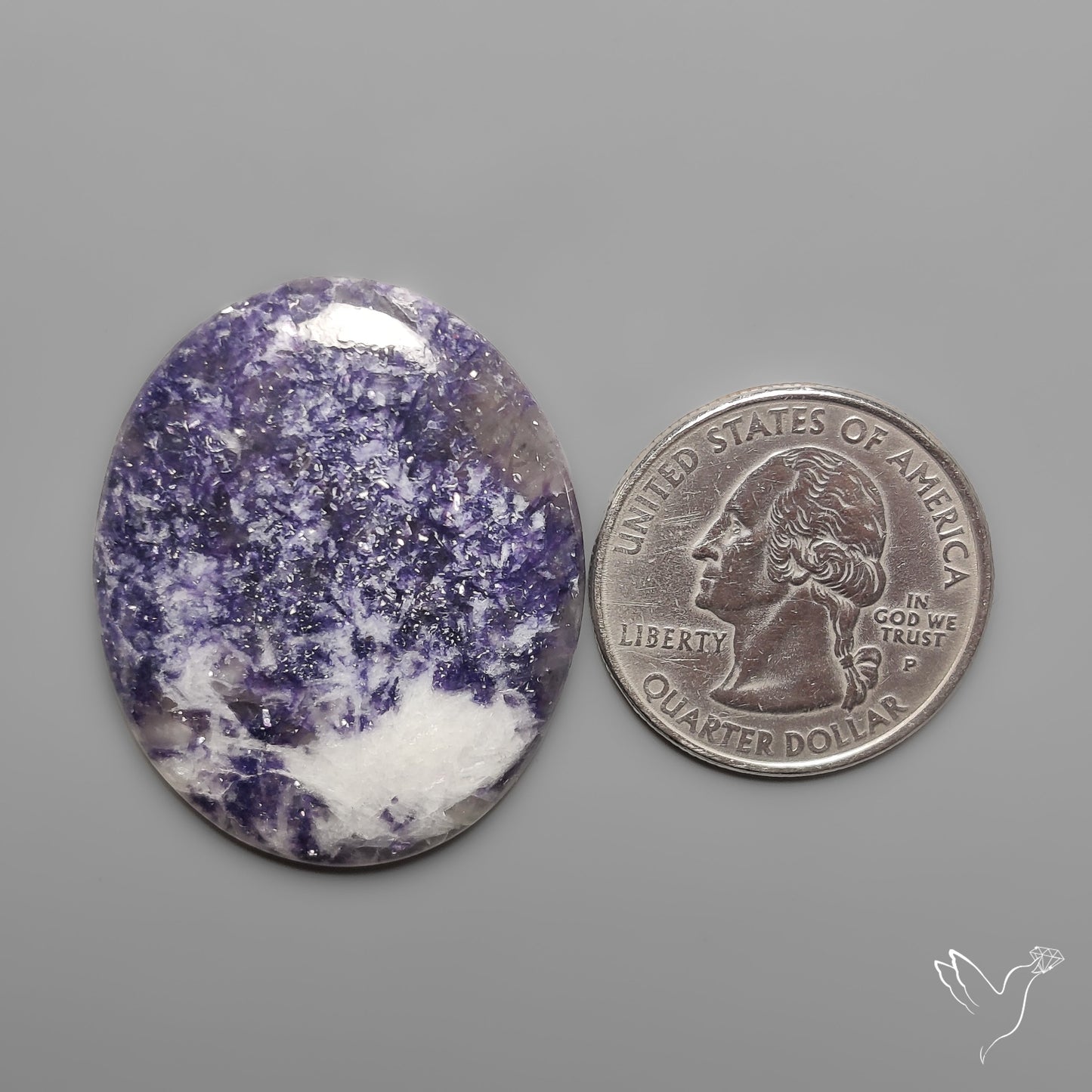 Purple Lepidolite Cabochon
