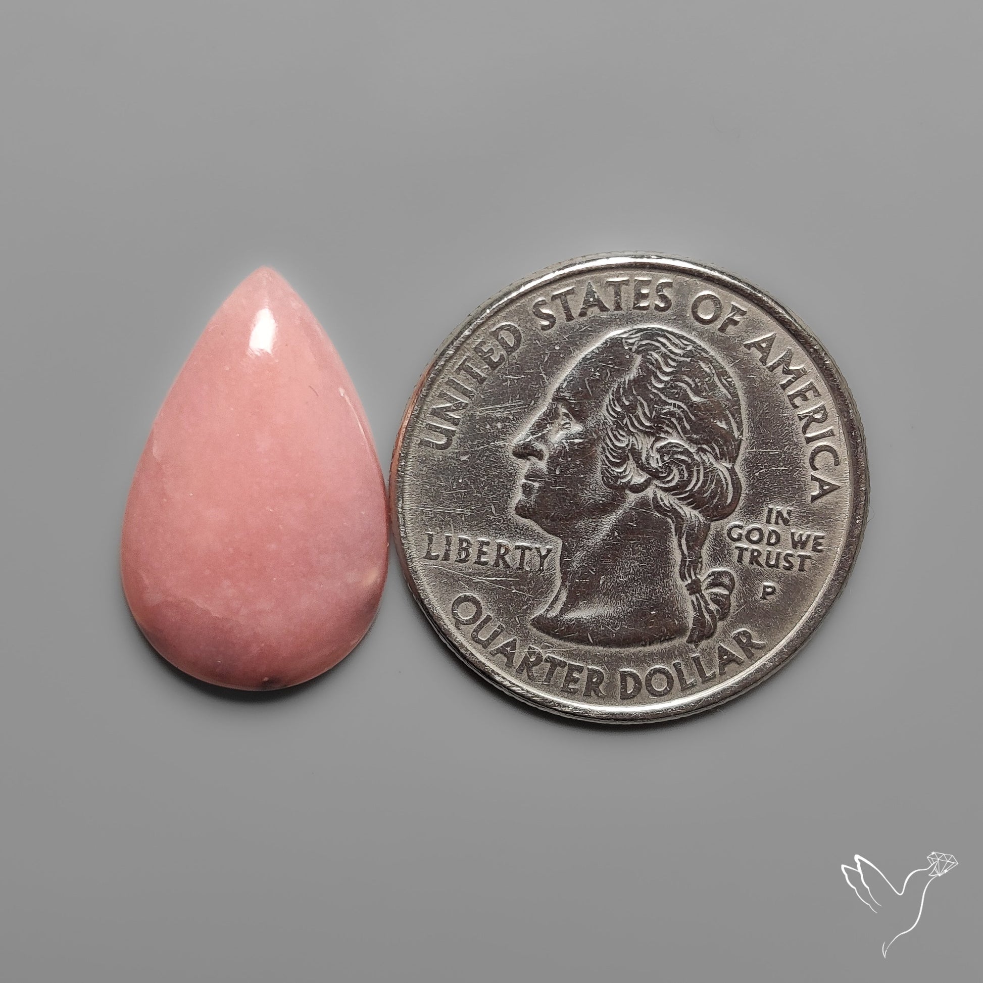 Peruvian Pink Opal Cabochon