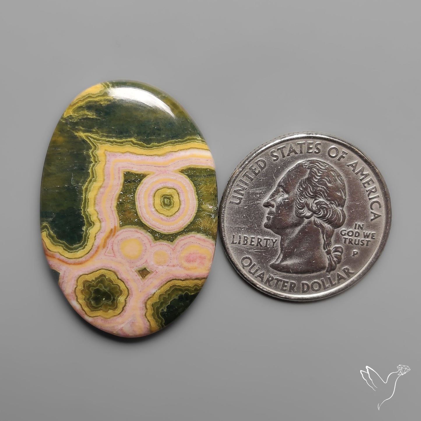 Pink Orbicular Ocean Jasper