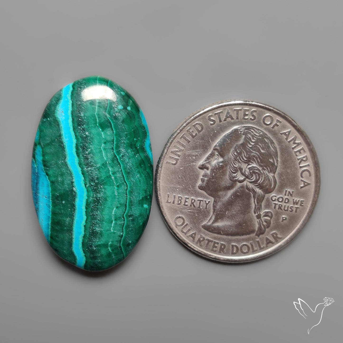 Chrysocolla In Malachite