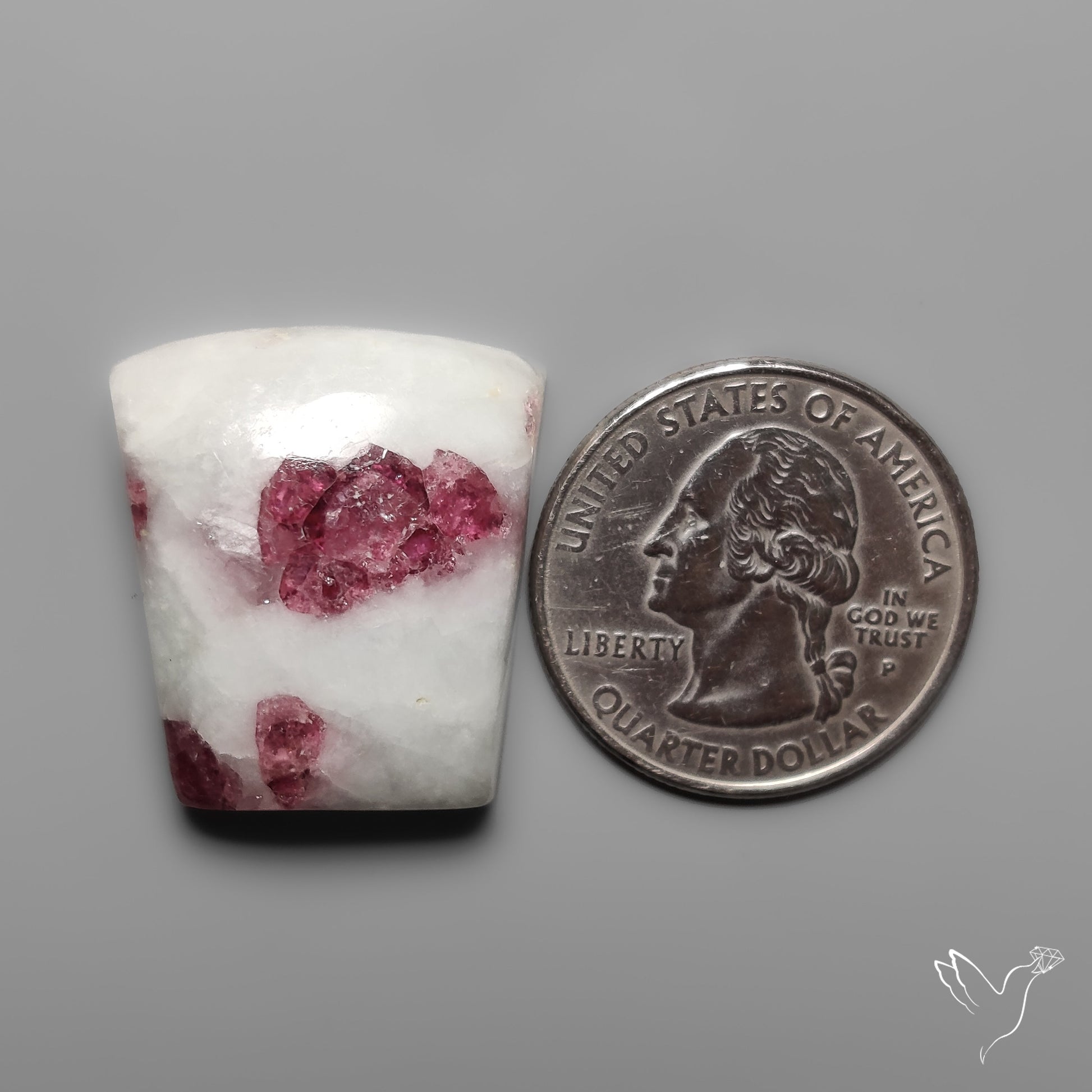 Pink Tourmaline In Quartz