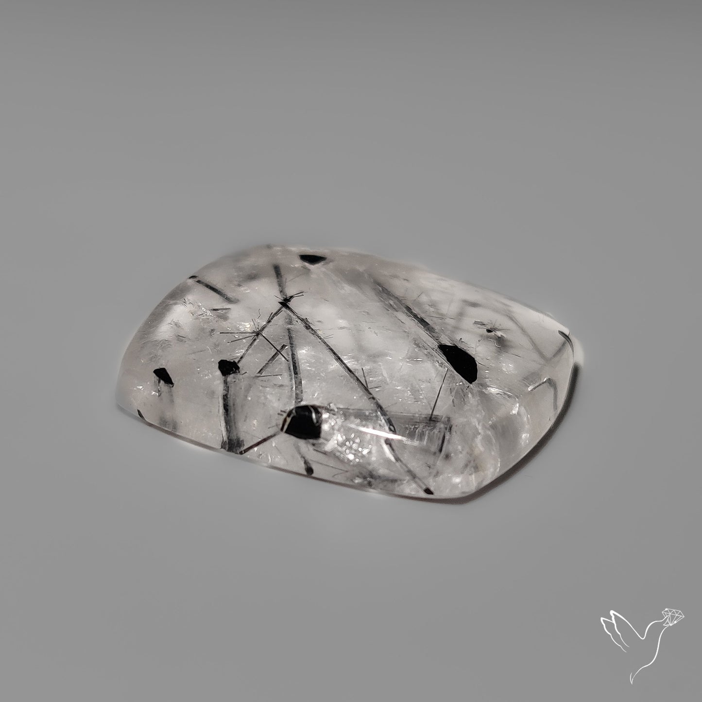 Black Tourmalinated Quartz