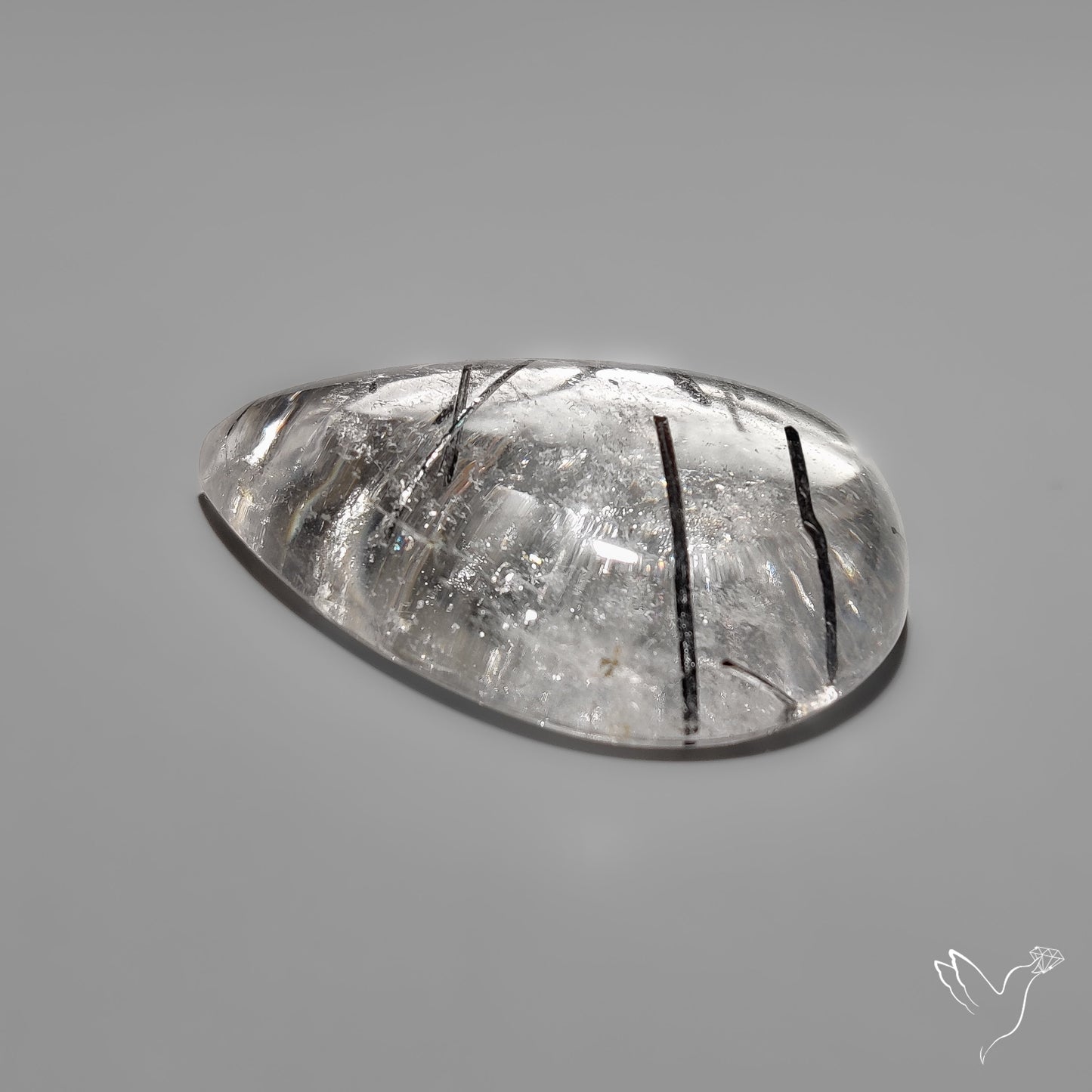 Black Tourmalinated Quartz