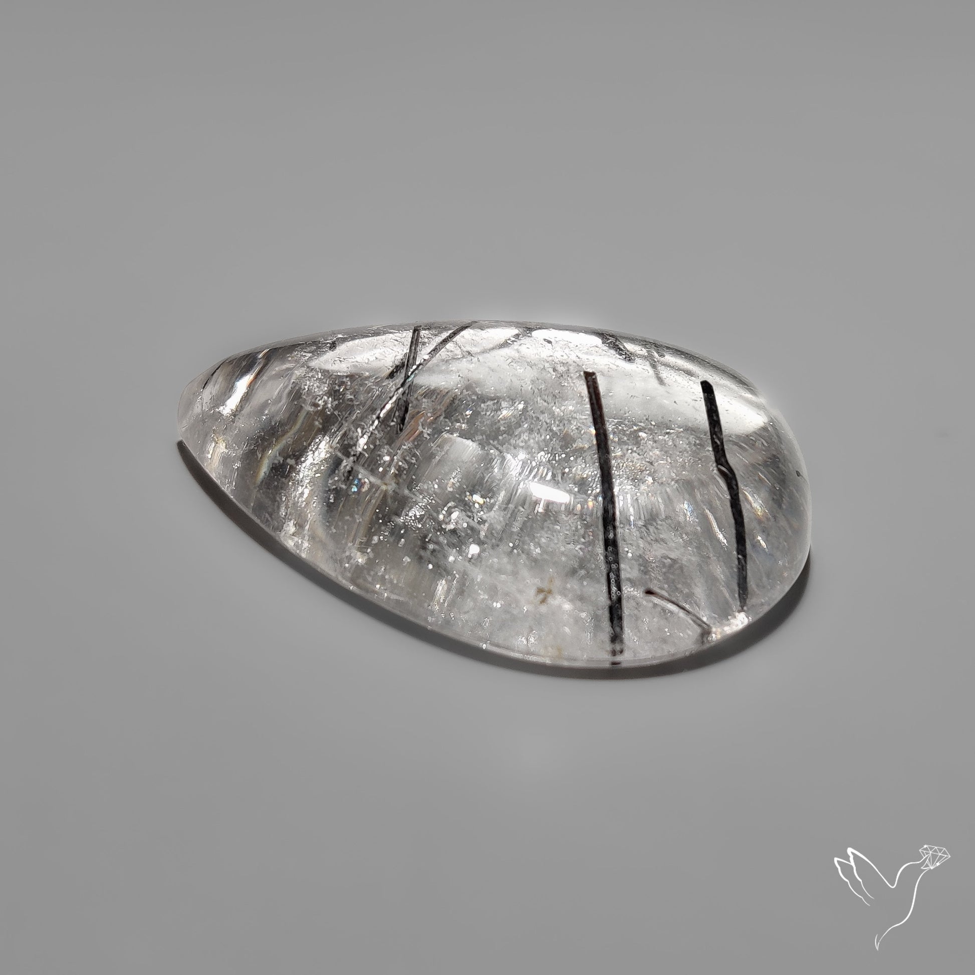 Black Tourmalinated Quartz