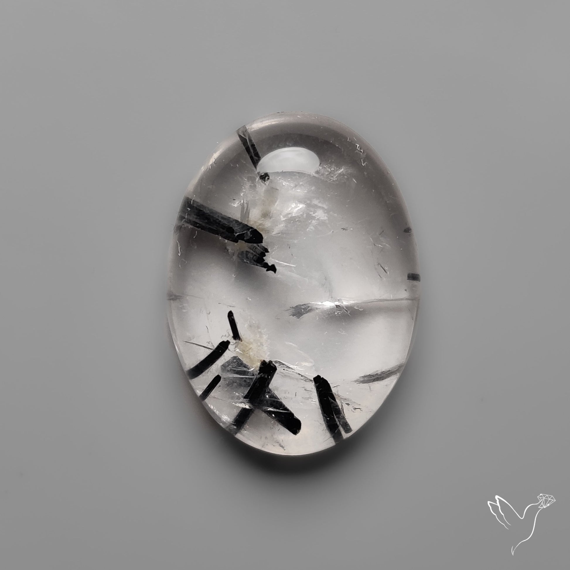 Black Tourmalinated Quartz