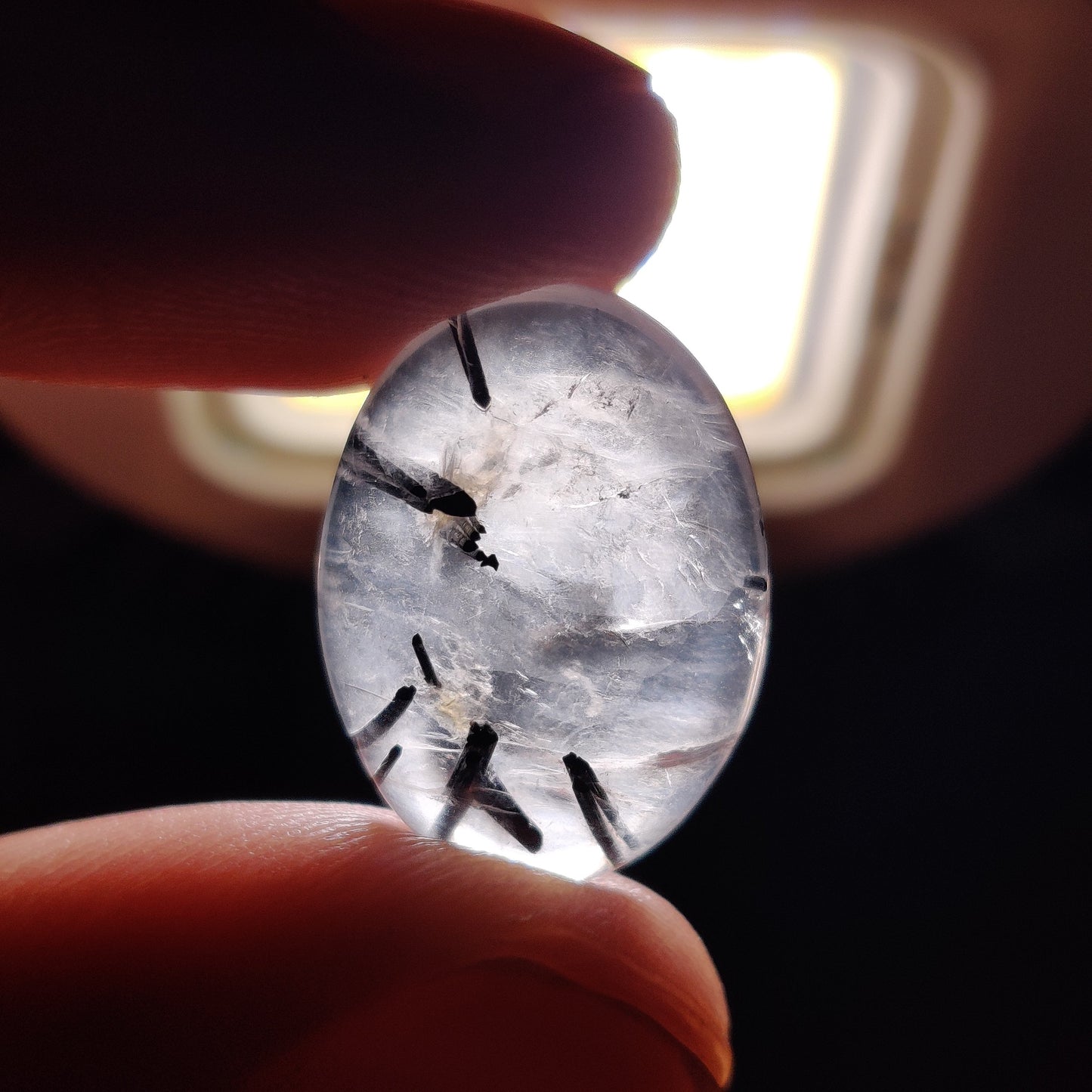 Black Tourmalinated Quartz
