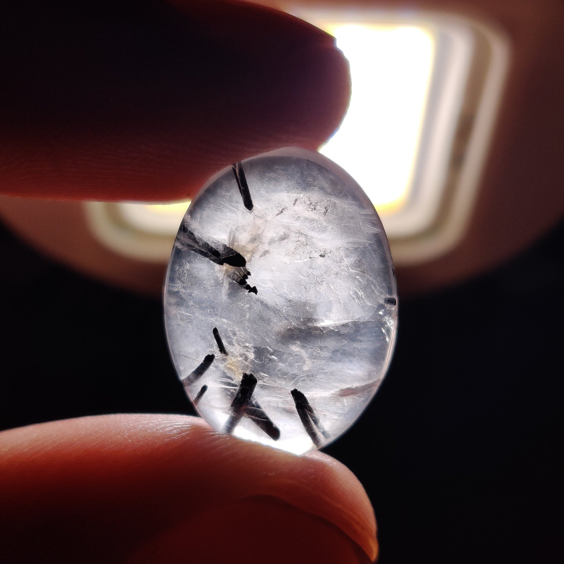 Black Tourmalinated Quartz