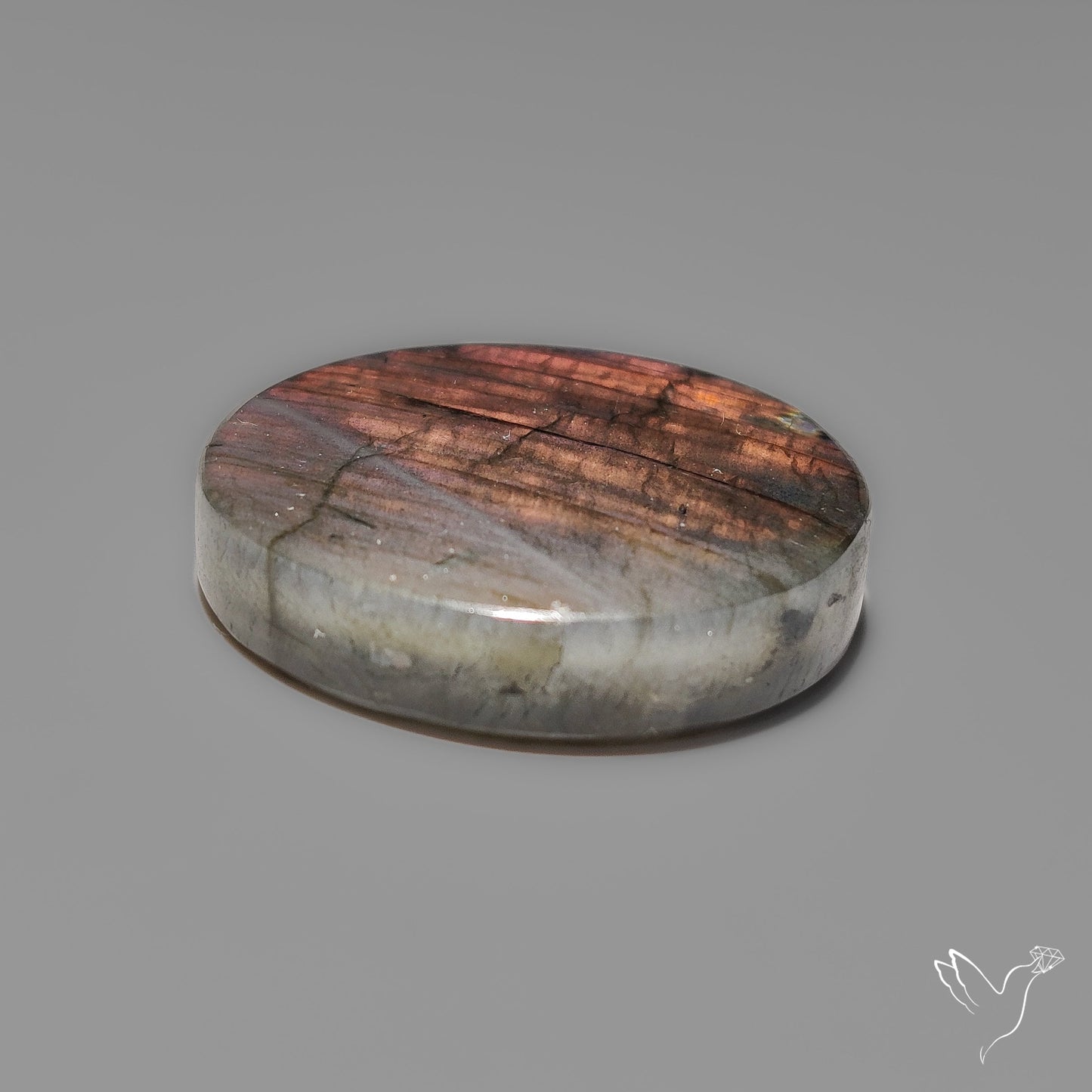 Purple Spectrolite Cabochon