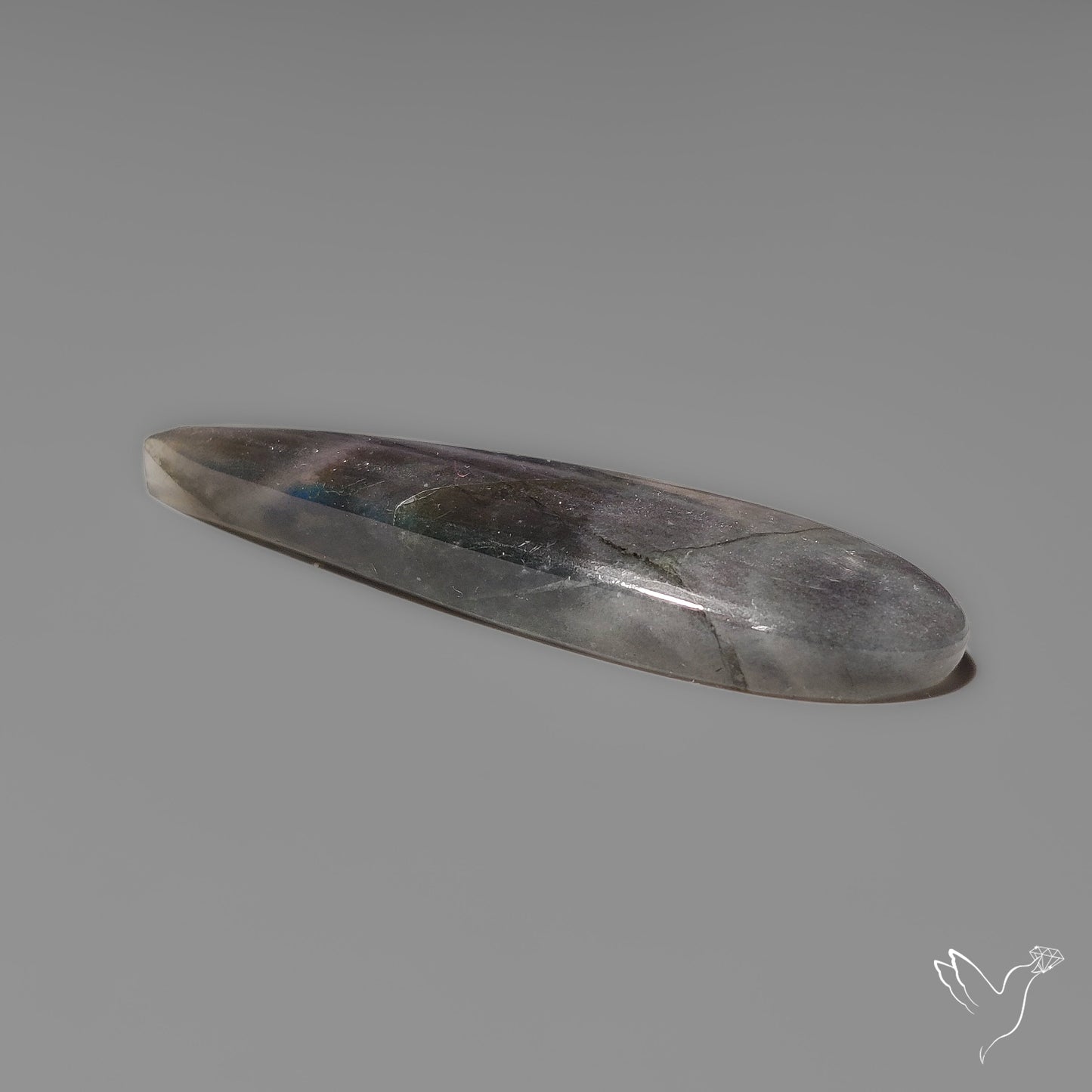 Electric Blue Spectrolite Cabochon