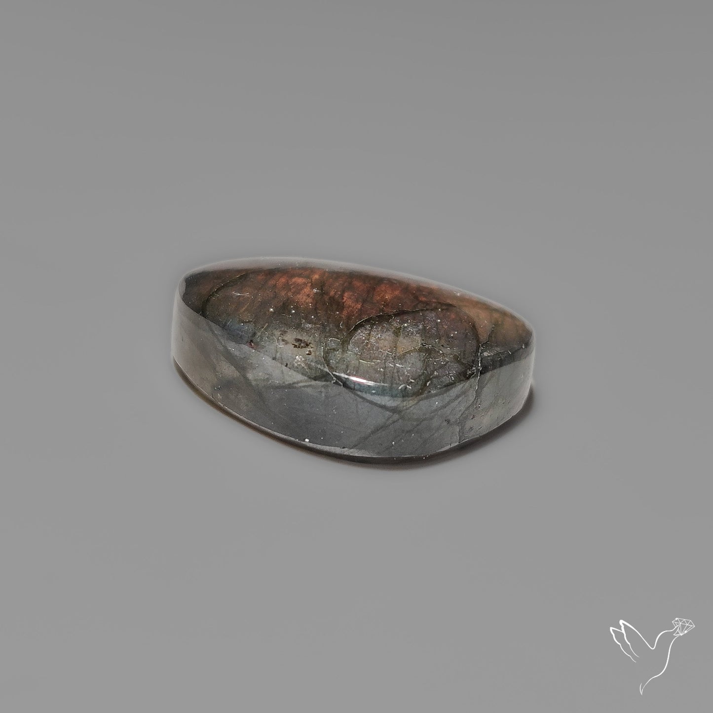 Purple Spectrolite Cabochon