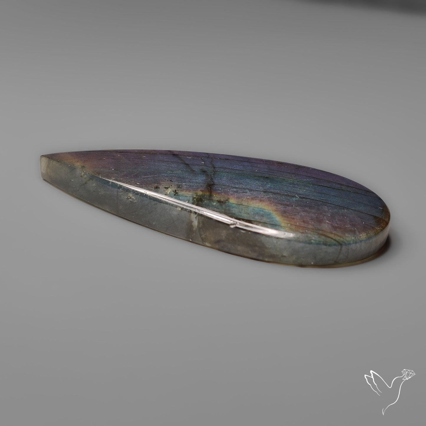 Sea Green Spectrolite Cabochon