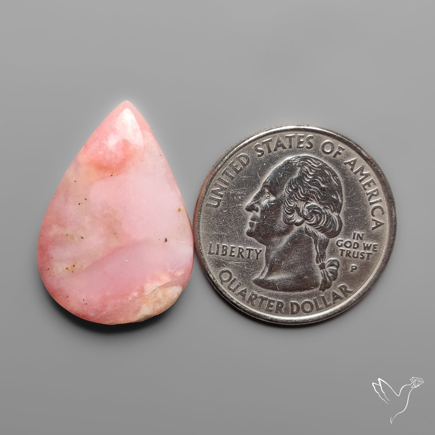 Peruvian Pink Opal Cabochon