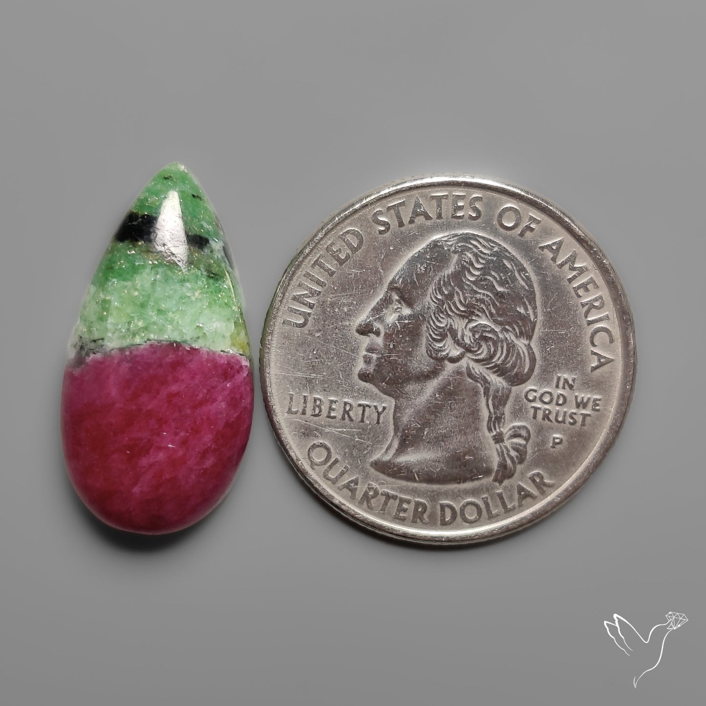 Ruby In Zoisite Cabochon