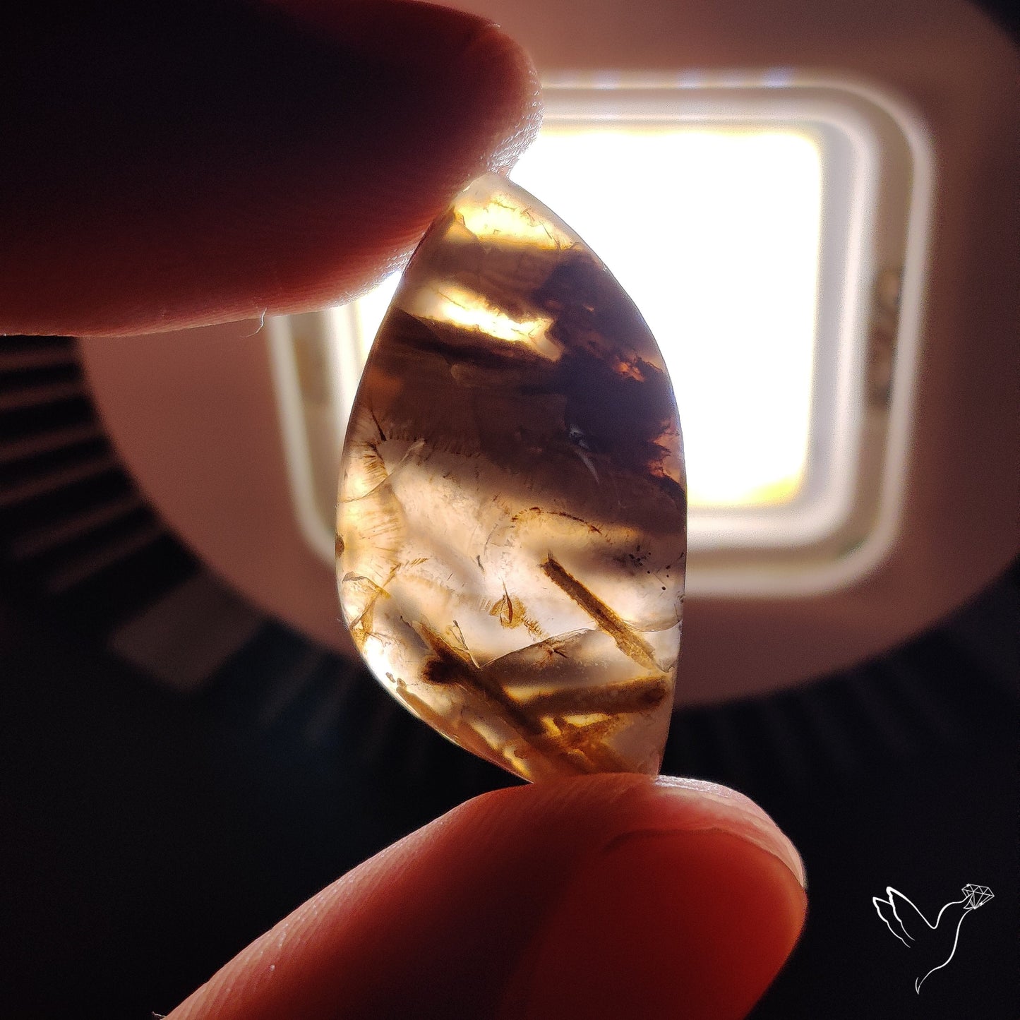 Turkish Tube Agate Cabochon