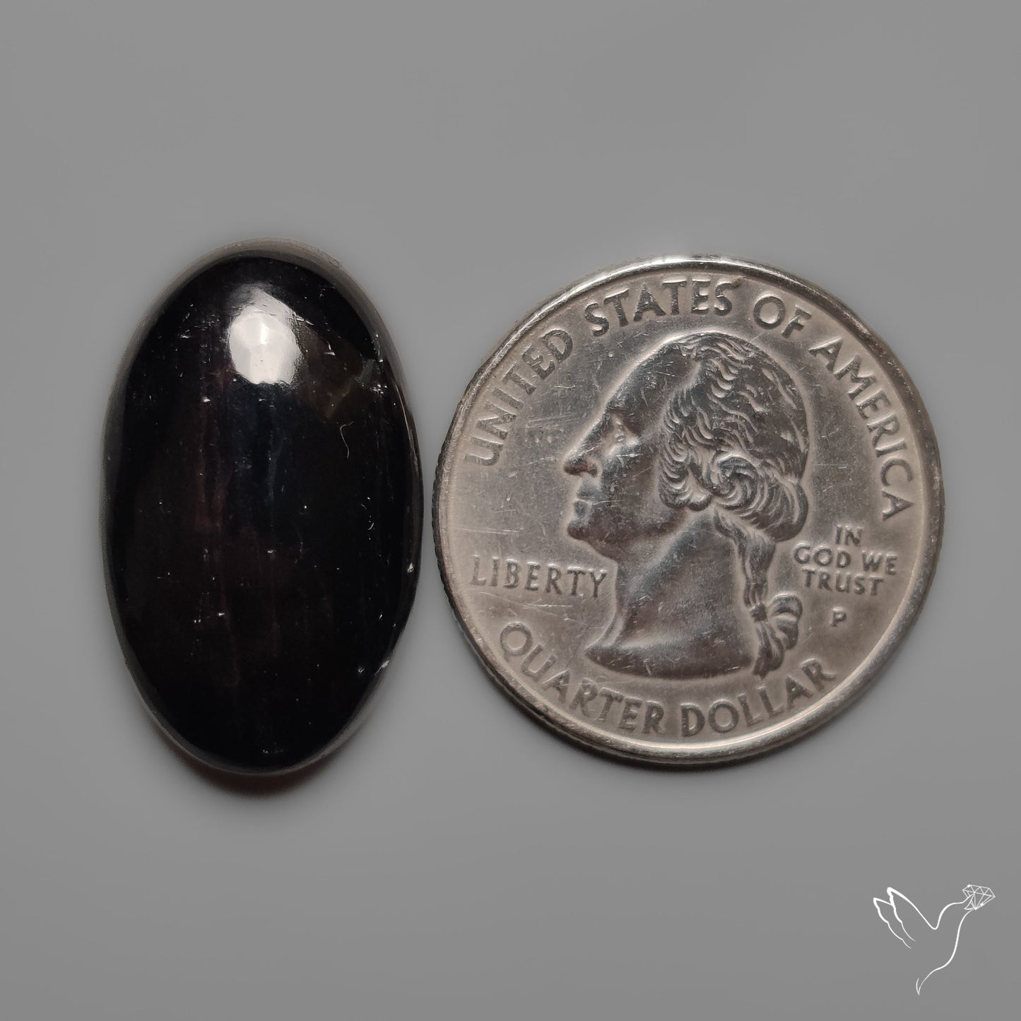 Black Tourmaline Cabochon
