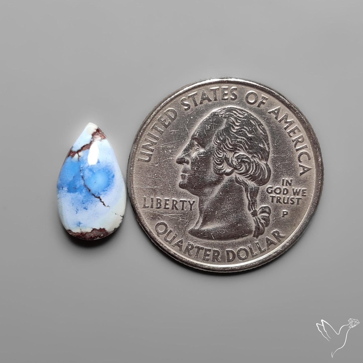 Golden Hill Turquoise Rare Top Grade Cabochon