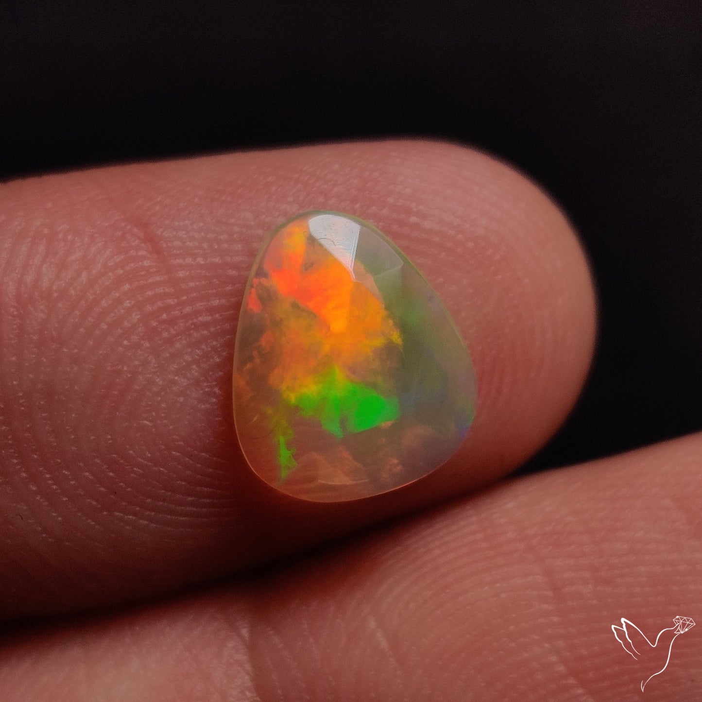 Rose Cut Ethiopian Welo Opal