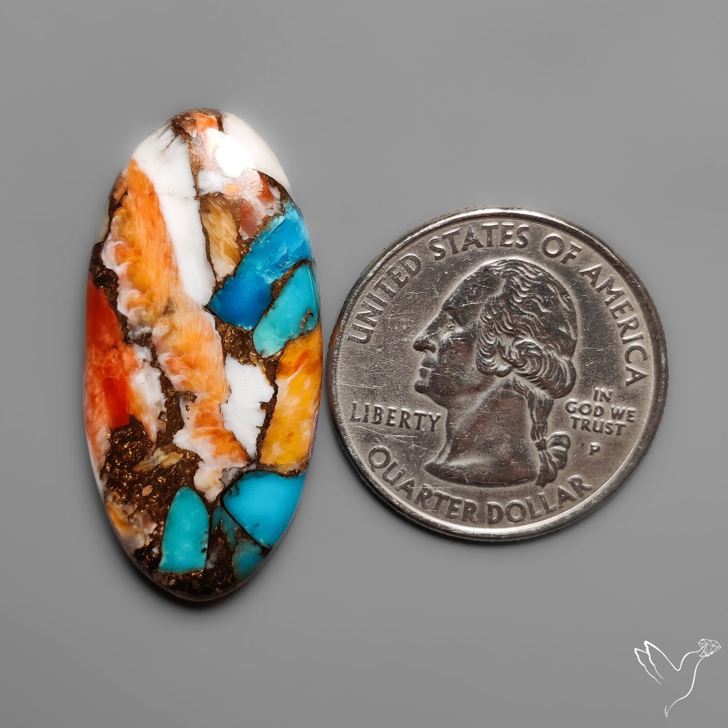 Spiny Oyster Mohave Turquoise