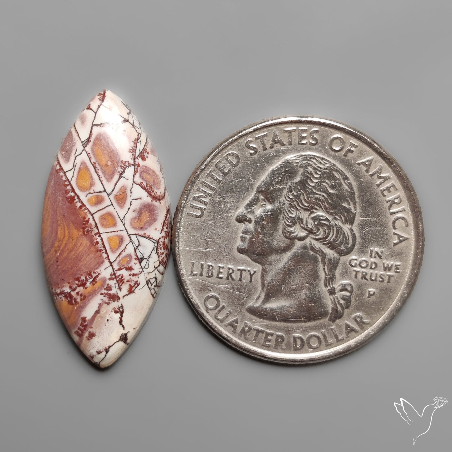 Sonoran Dendritic Rhyolite Cabochon