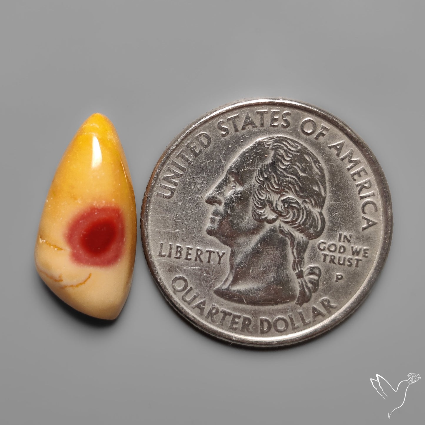 Mookaite Cabochon Selected Bicolor