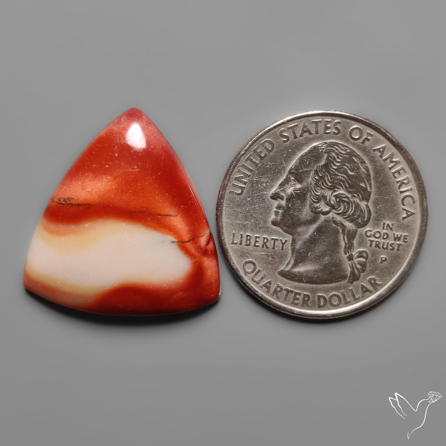 Mookaite Cabochon Selected Bicolor