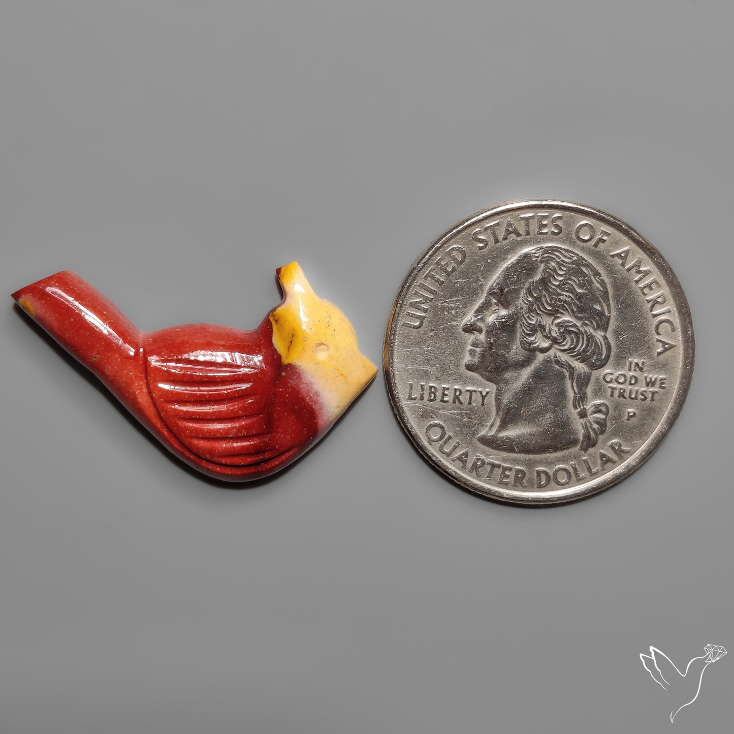 Mookaite Bird Carving