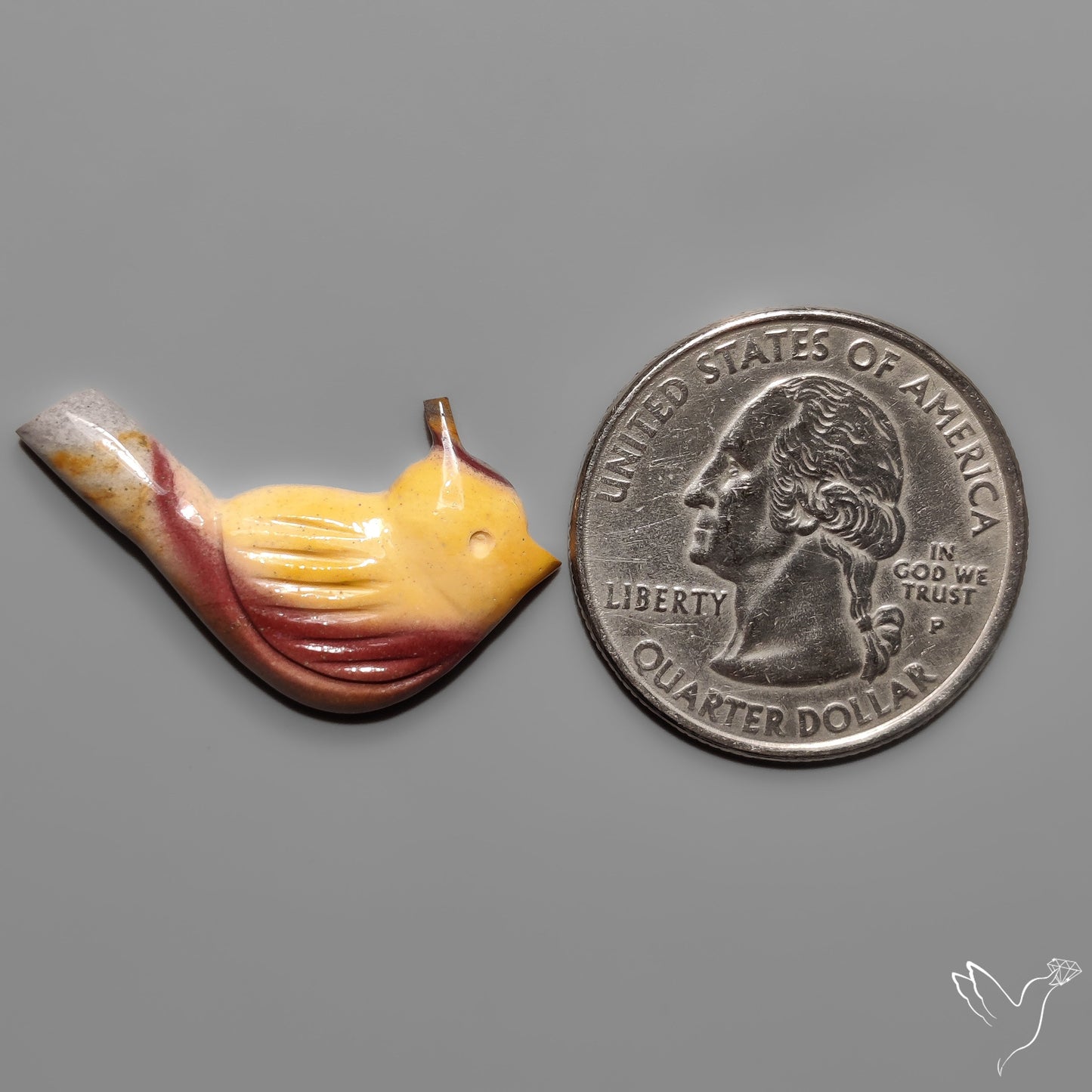Mookaite Bird Carving