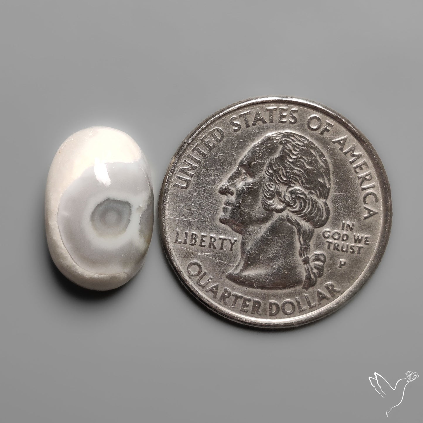 Solar Eye Quartz Cabochon