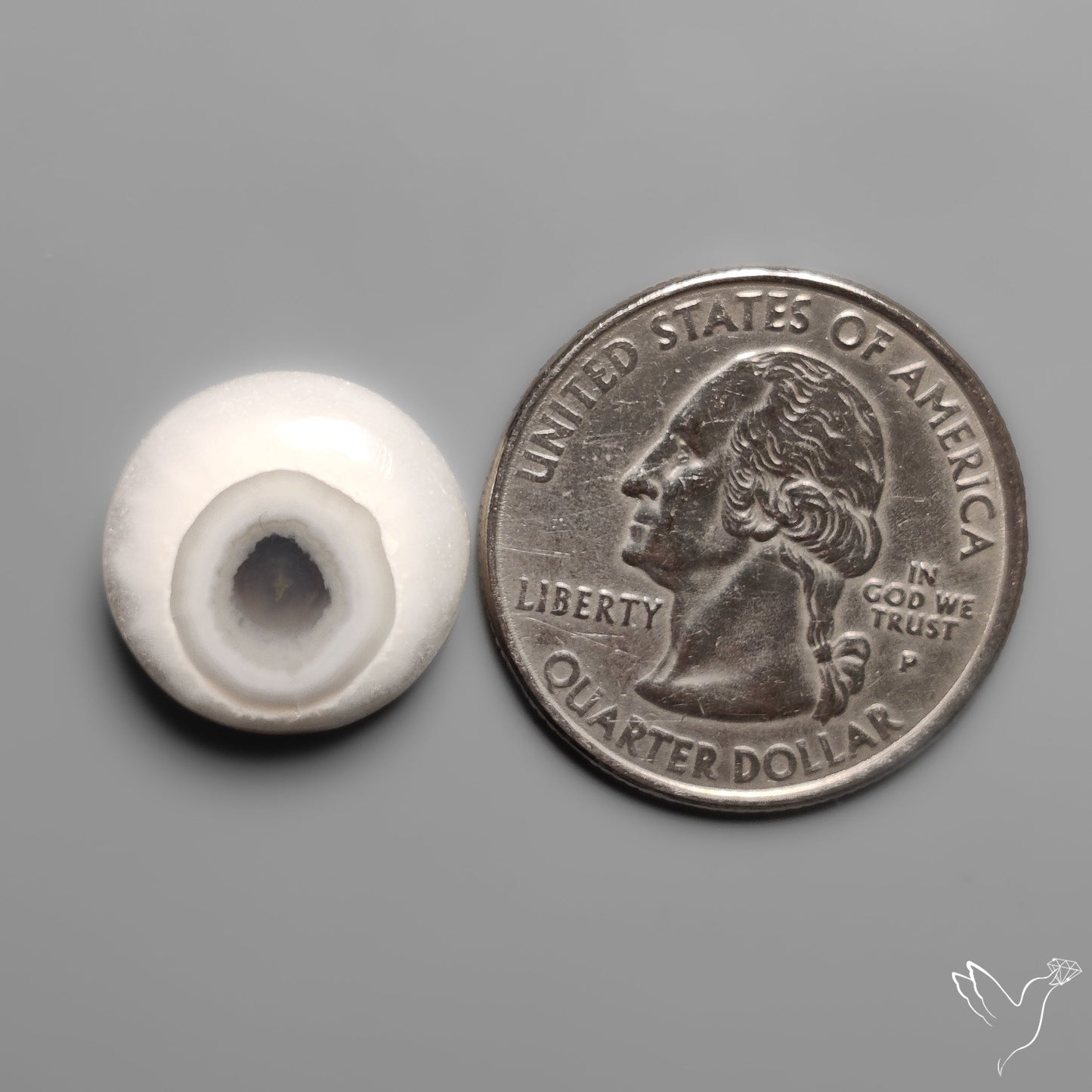 Solar Eye Quartz Cabochon