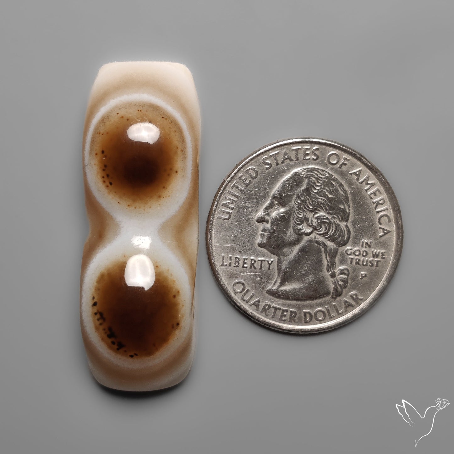 Naturally Occuring Eye Banded Agate