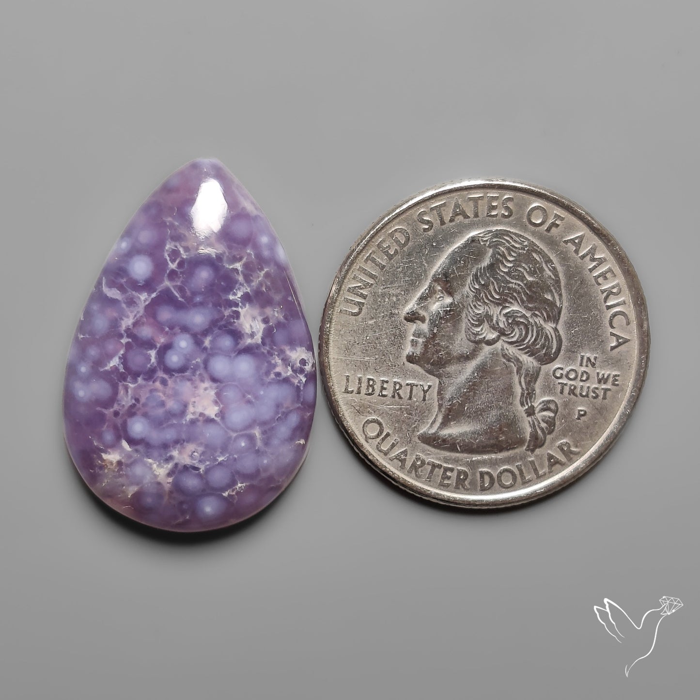 Grape Agate Cabochon