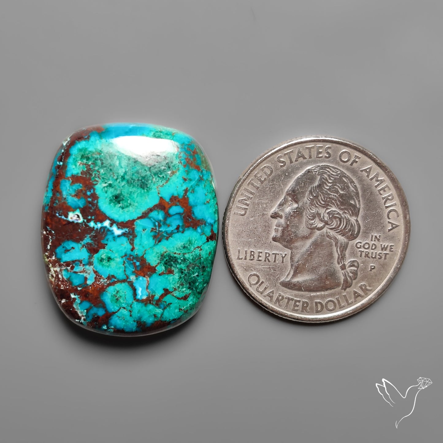 Peruvian Chrysocolla Cabochon