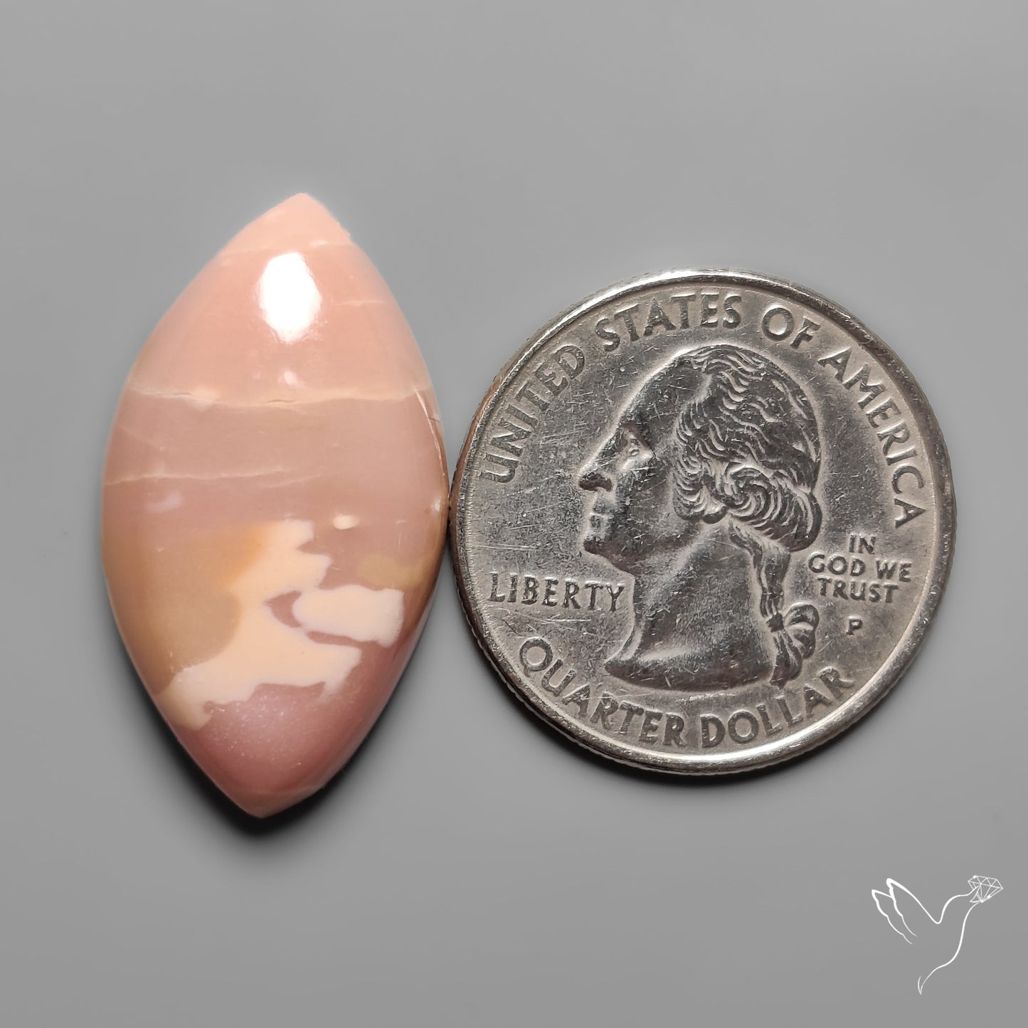 Australian Pink Mookaite Cabochon
