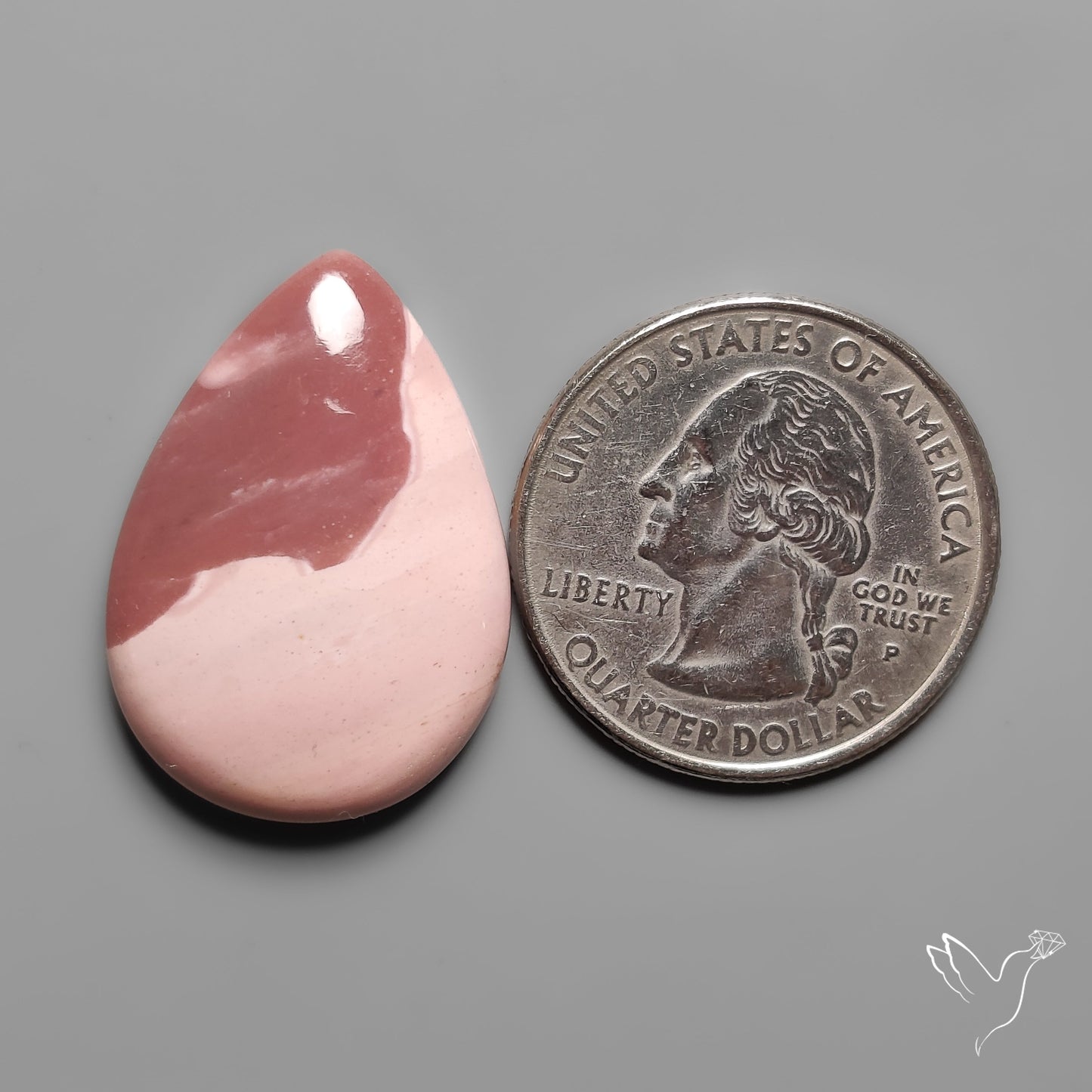 Australian Pink Mookaite Cabochon