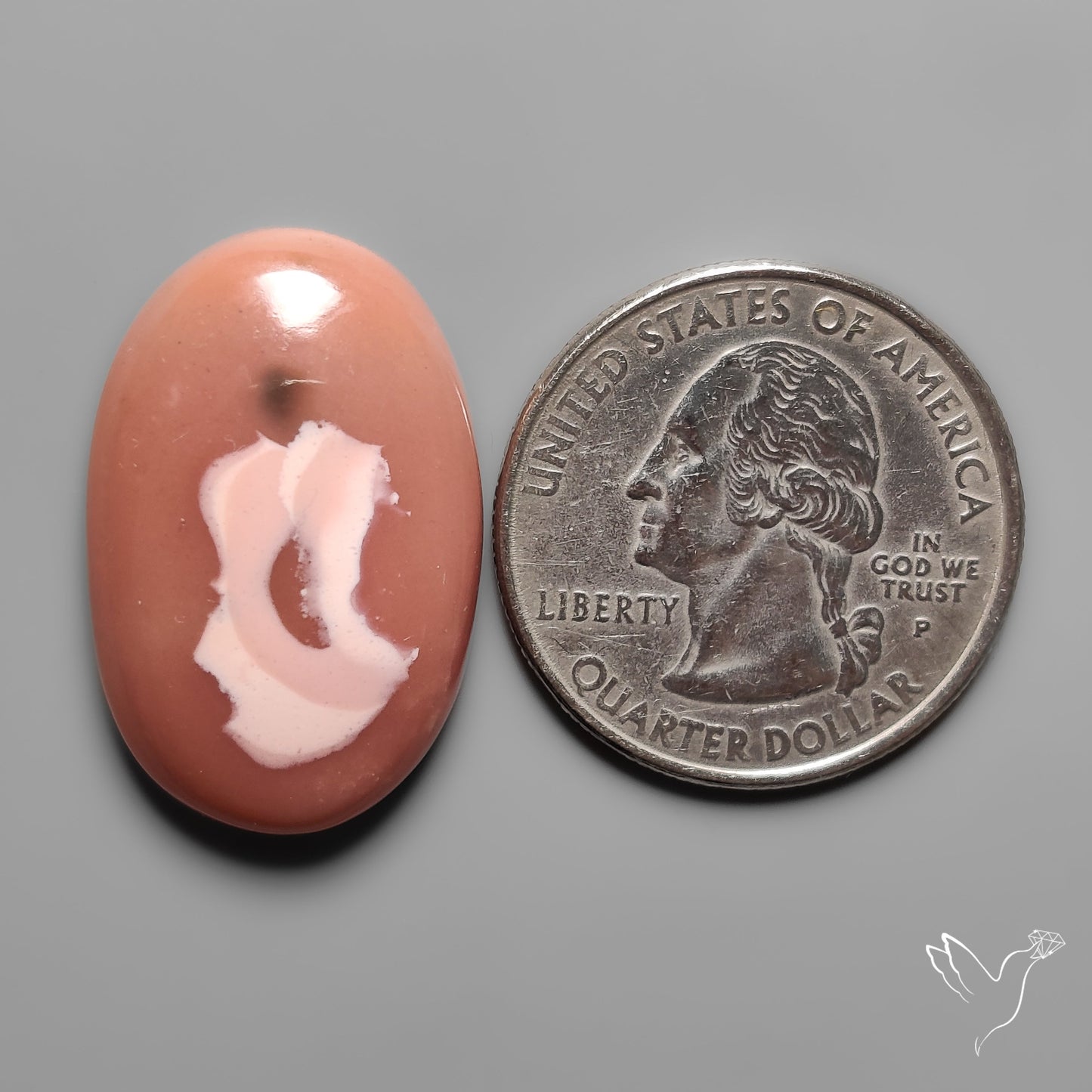 Australian Pink Mookaite Cabochon