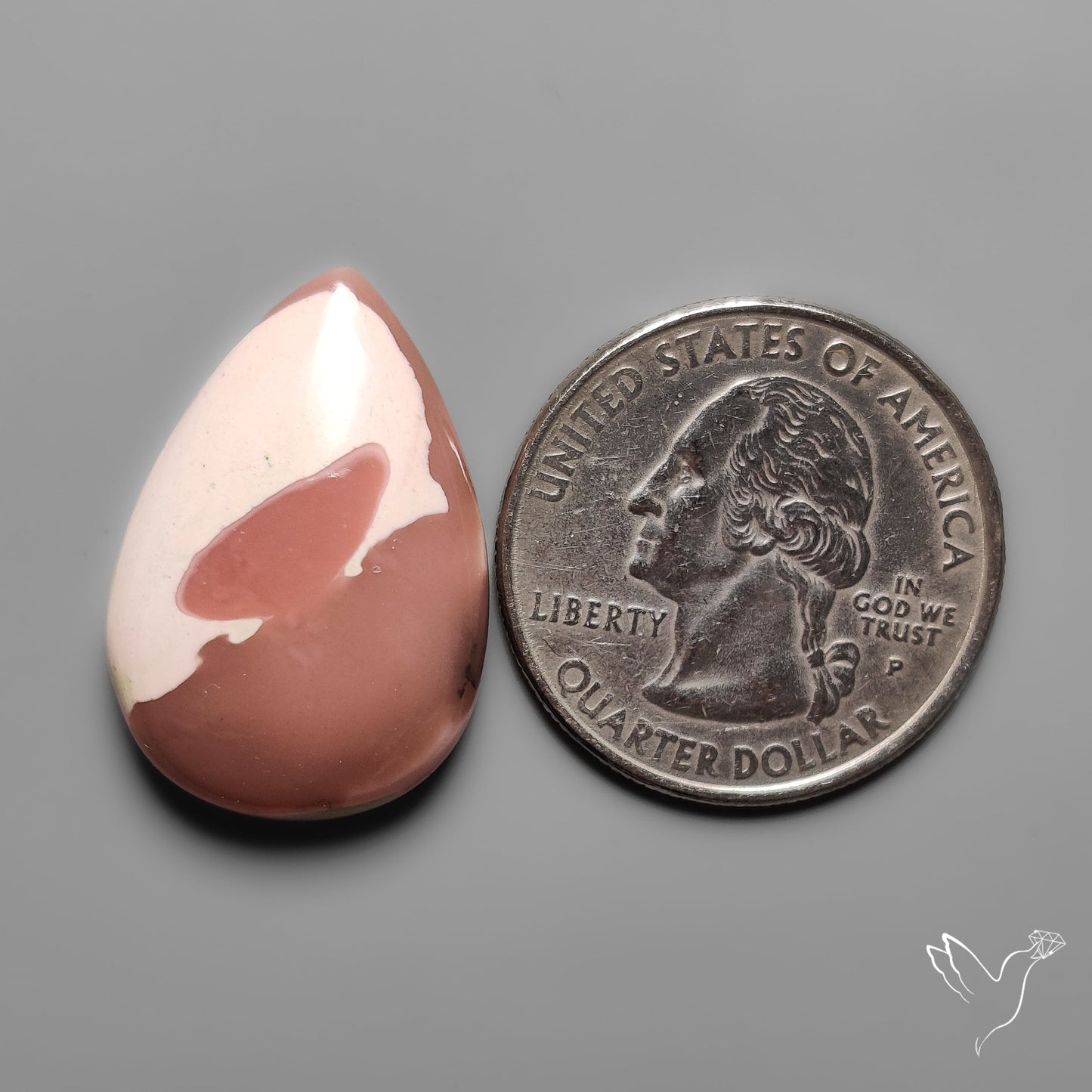 Australian Pink Mookaite Cabochon