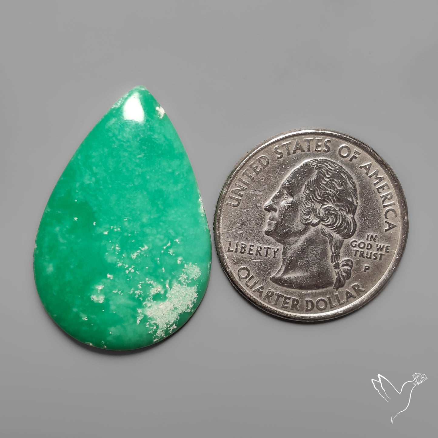 Lucin Variscite Cabochon from Utah