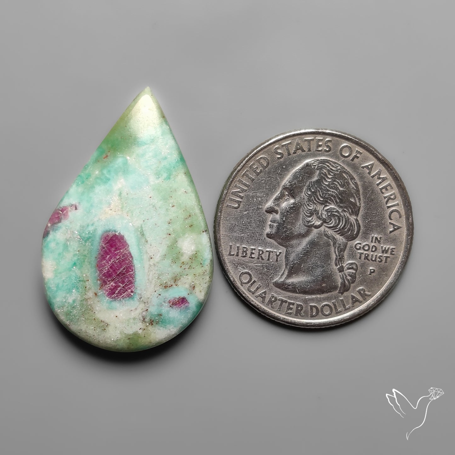 Ruby In Fuchsite Cabochon