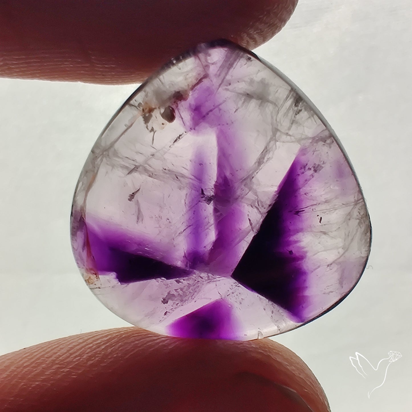 Trapiche Amethyst Cabochon
