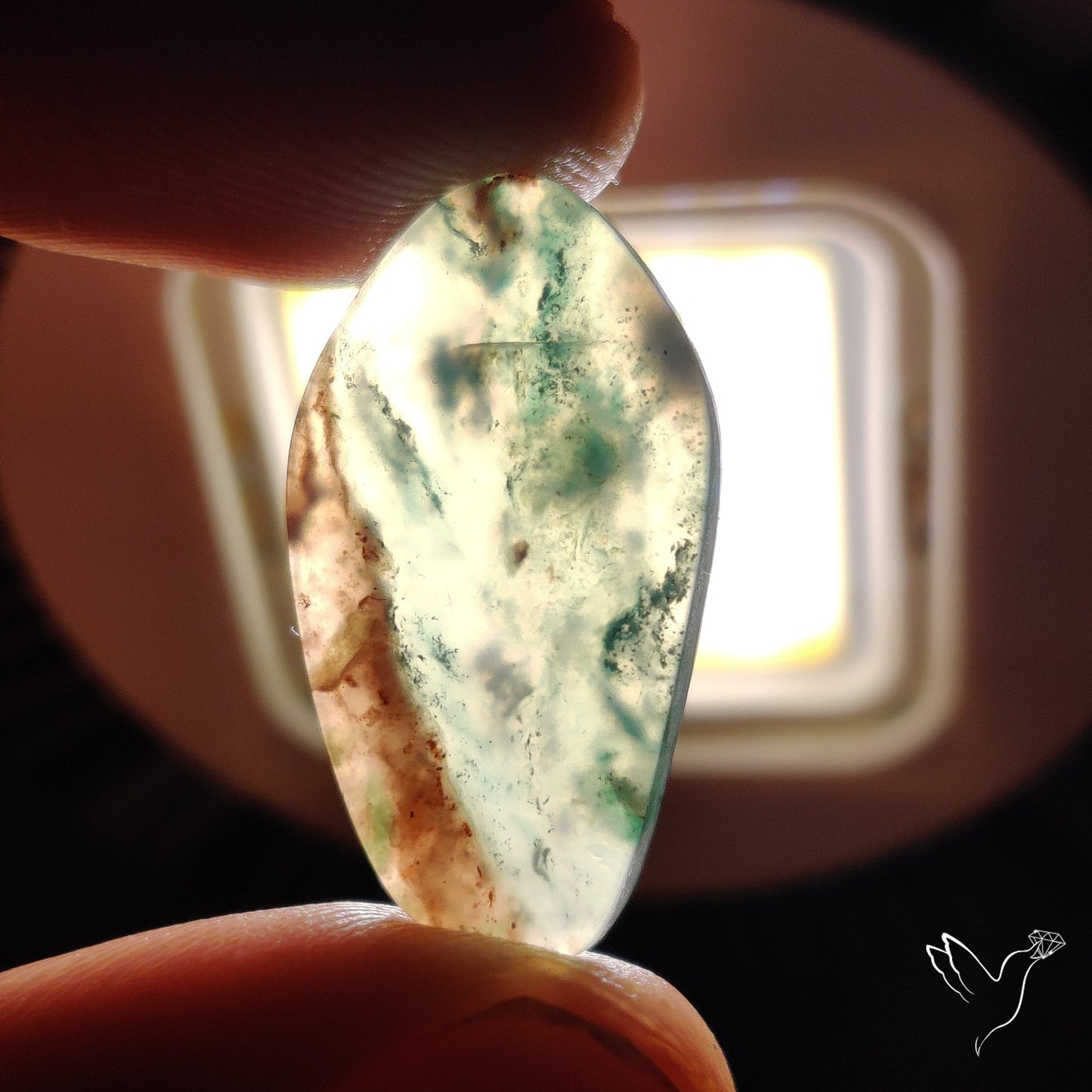 Aqua Chrysoprase Cabochon