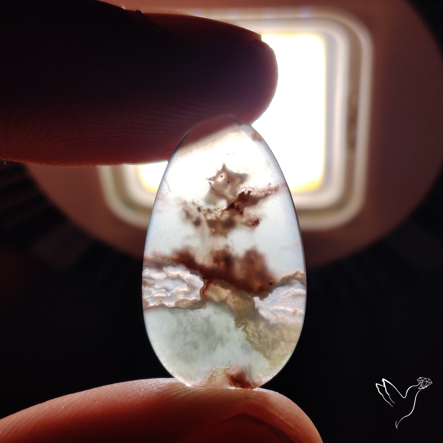 Aqua Chrysoprase Cabochon