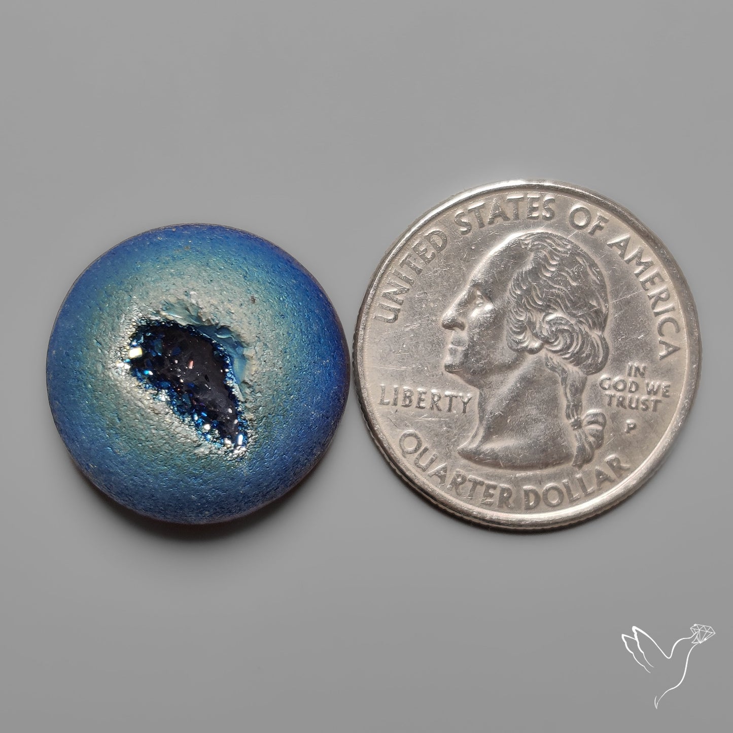 Titanium Coated Druzy Pocket