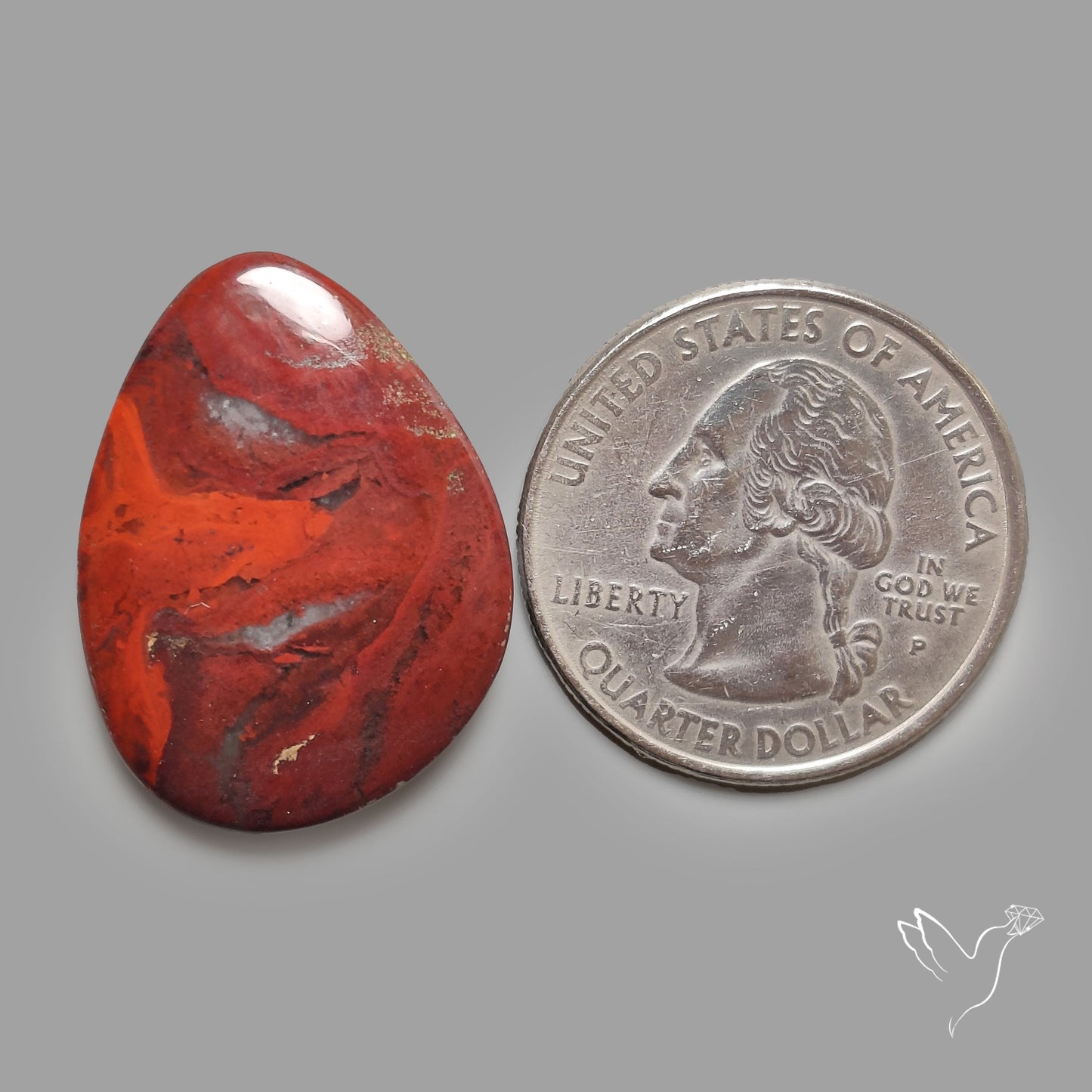 Red Jaspilite Cabochon
