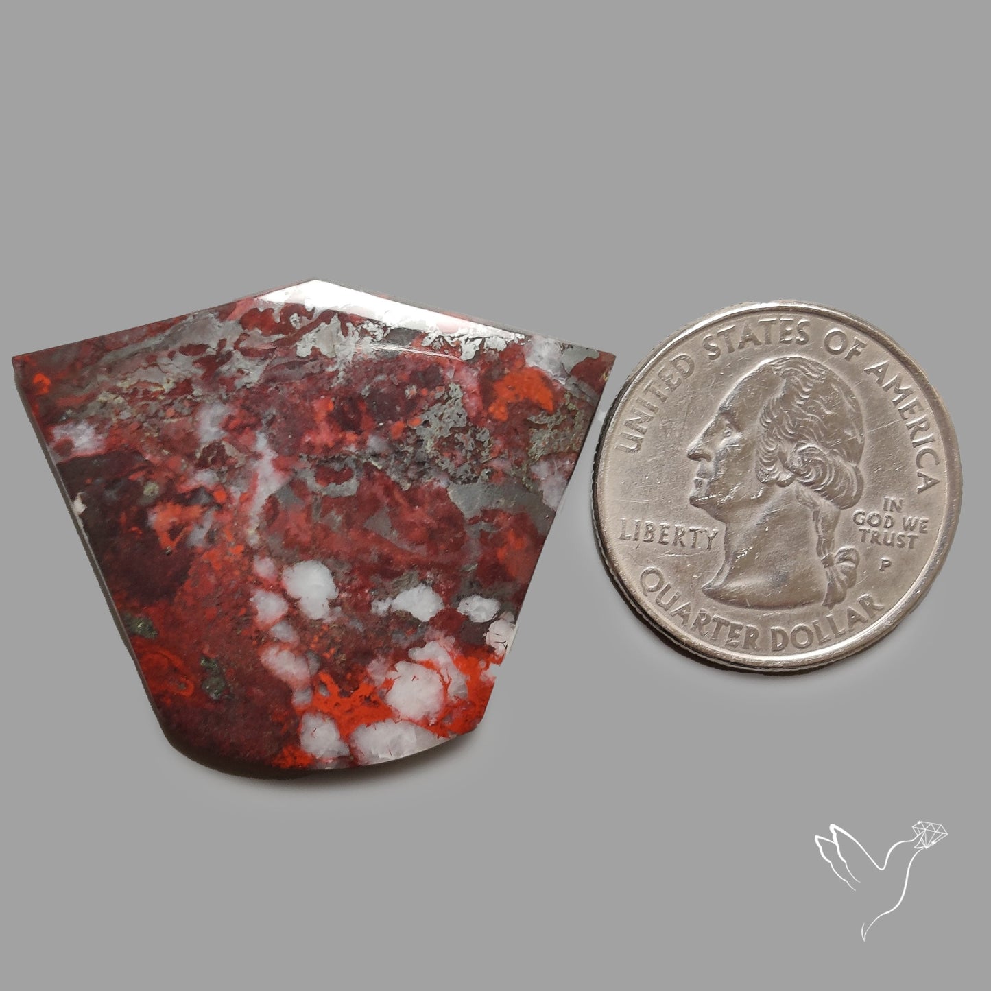 Red Jaspilite Cabochon