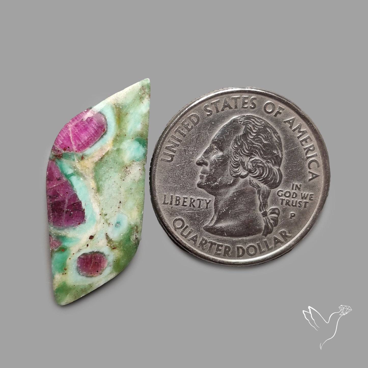 Ruby In Fuchsite Cabochon