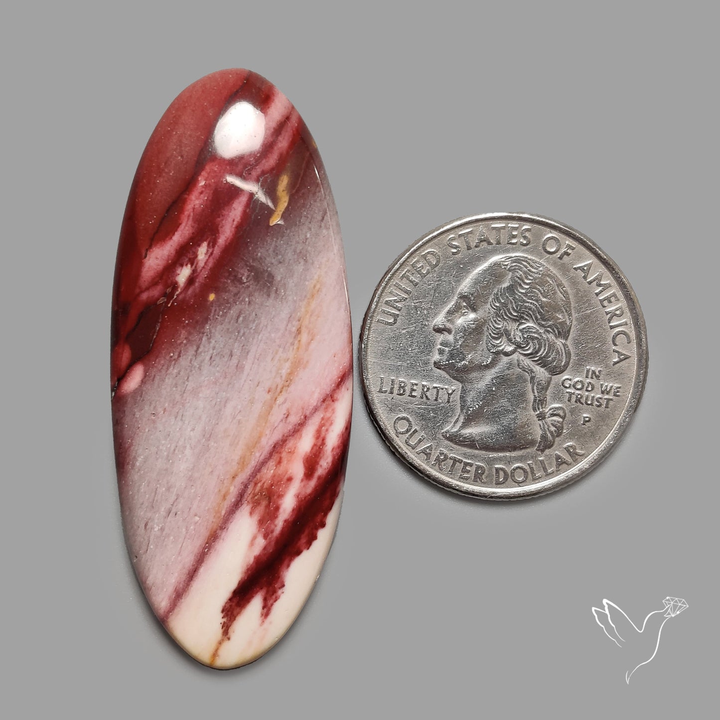 Pink Mookaite Cabochon