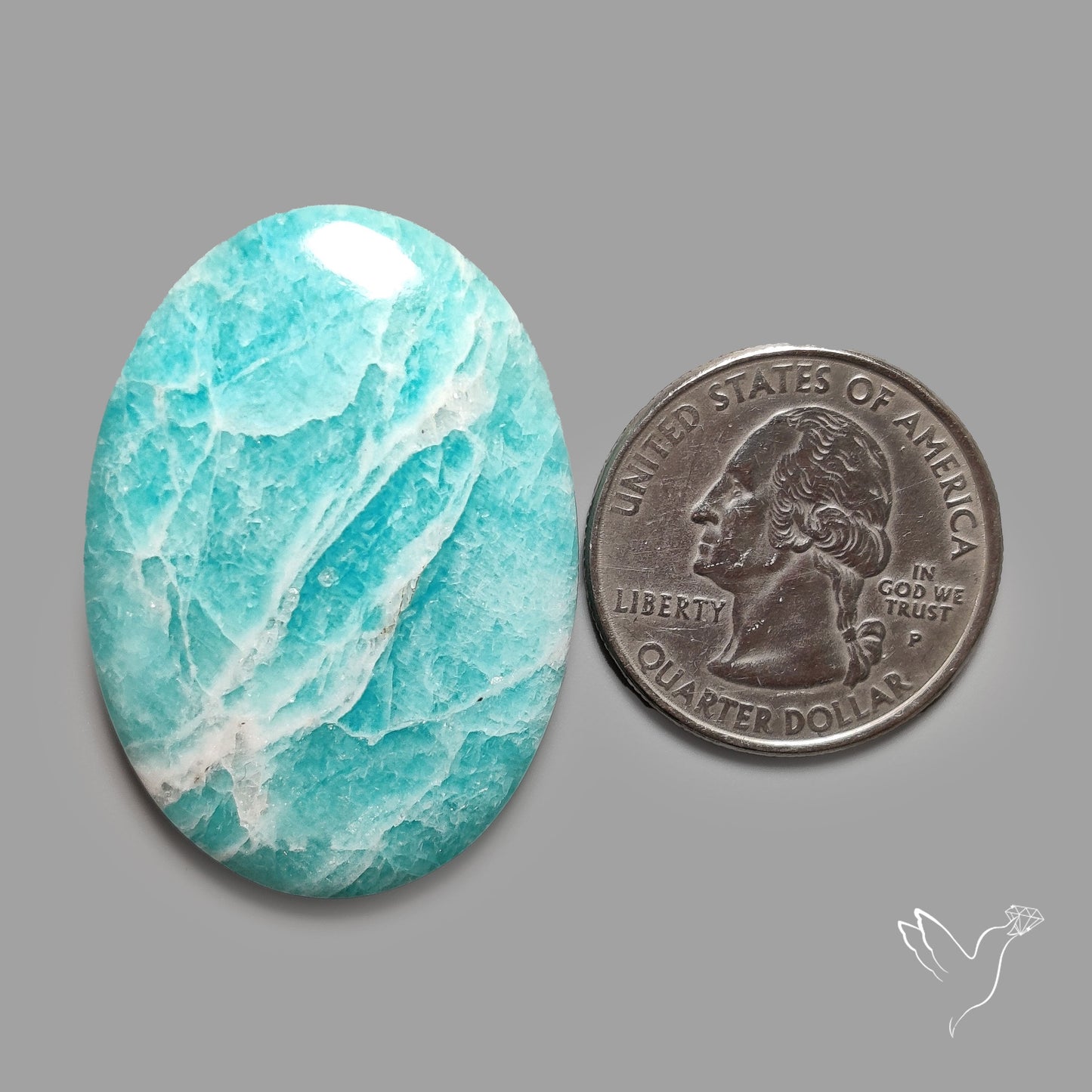 Peruvian Amazonite Cabochon
