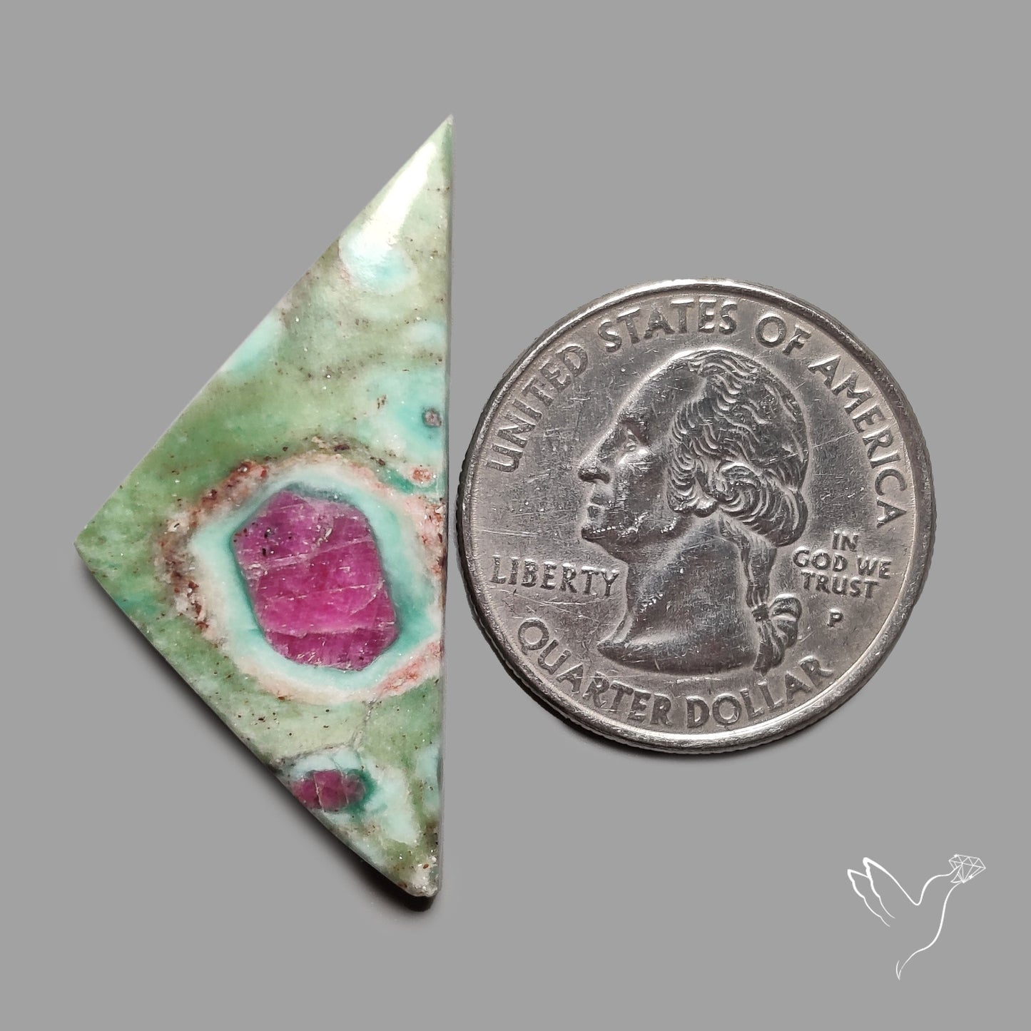 Ruby In Fuchsite Cabochon