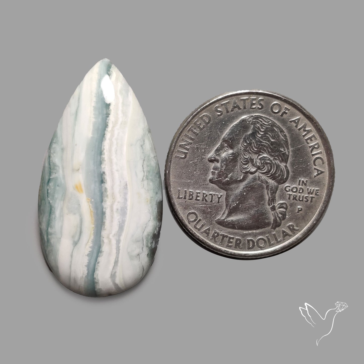 Caribbean Calcite Cabochon